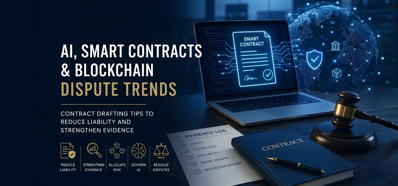 AI, Smart Contracts & Blockchain Dispute Trends: Contract Drafting Tips to Reduce Liability and Strengthen Evidence